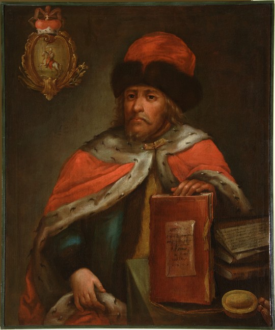 Portrait of Prince Vasily Vasilyevich Galitzine (1643–1714) a Unbekannter Künstler
