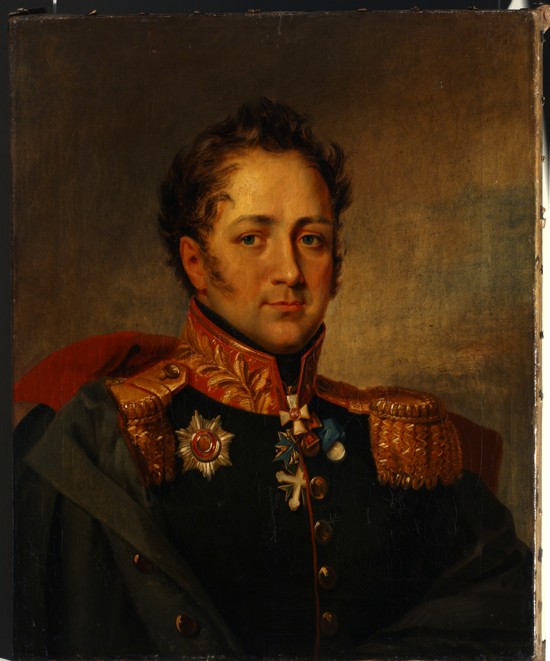 Portrait of General Alexander Alexandrovich Pisarev (1780-1848) a Unbekannter Künstler