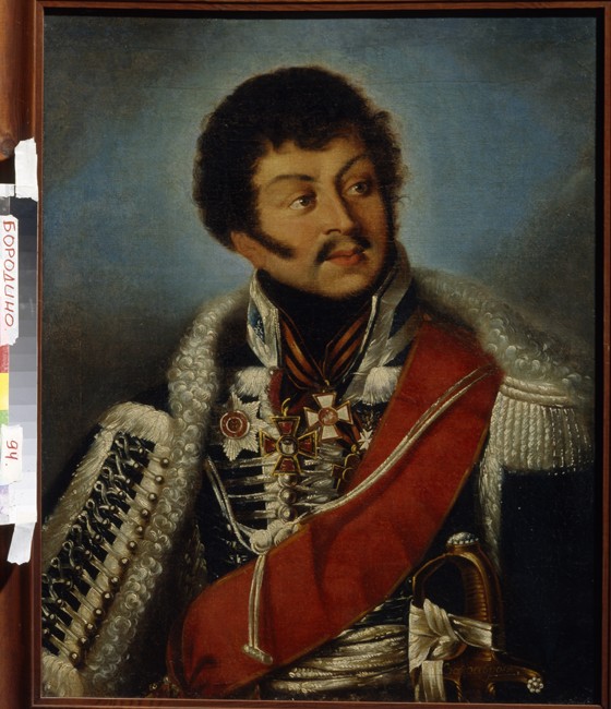 Portrait of the General Dmitry Dmitrievich Shepelev (1771-1841) a Unbekannter Künstler