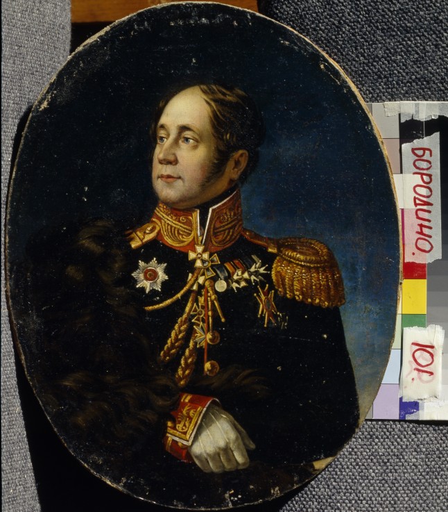Portrait of General Nikolai Martemyanovich Sipyagin (1785-1828) a Unbekannter Künstler
