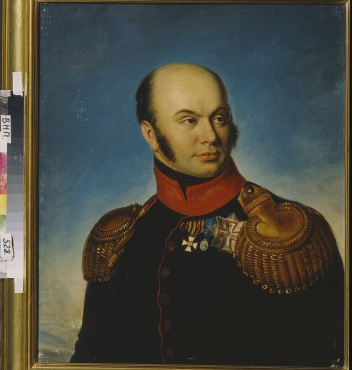 Portrait of Count Mikhail Fyodorovich Orlov (1788-1842) a Unbekannter Künstler