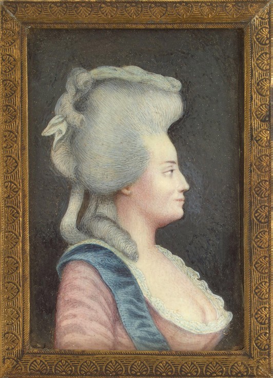 Portrait of Duchess Maria Feodorovna (Sophie Dorothea of Württemberg) (1759-1828) a Unbekannter Künstler