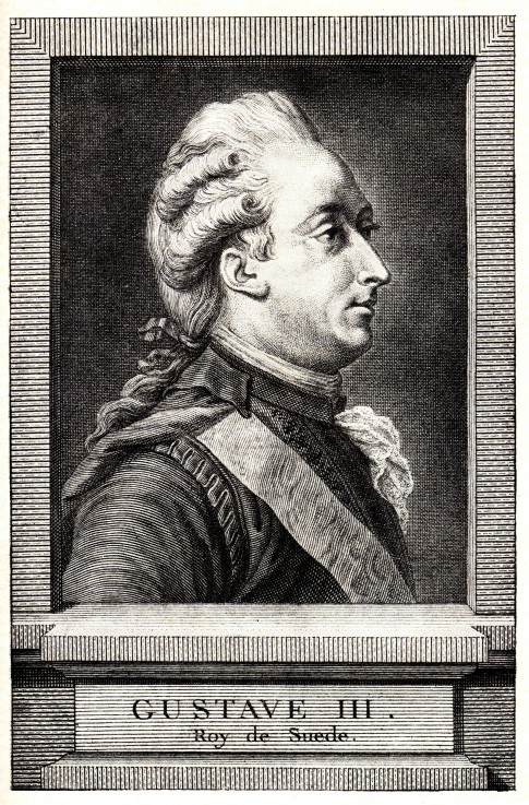 Portrait of Gustav III of Sweden a Unbekannter Künstler