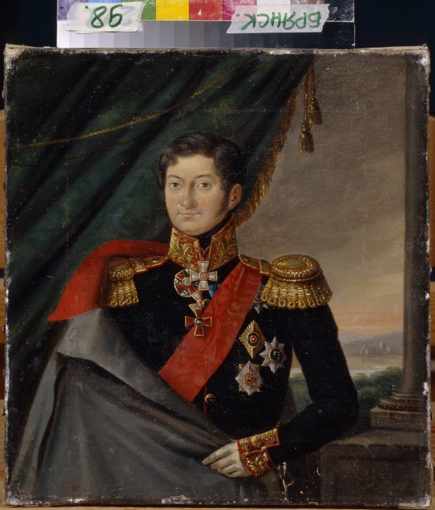 Portrait of Ivan Fyodorovich Paskevich, Count of Erivan, Viceroy of the Kingdom of Poland a Unbekannter Künstler