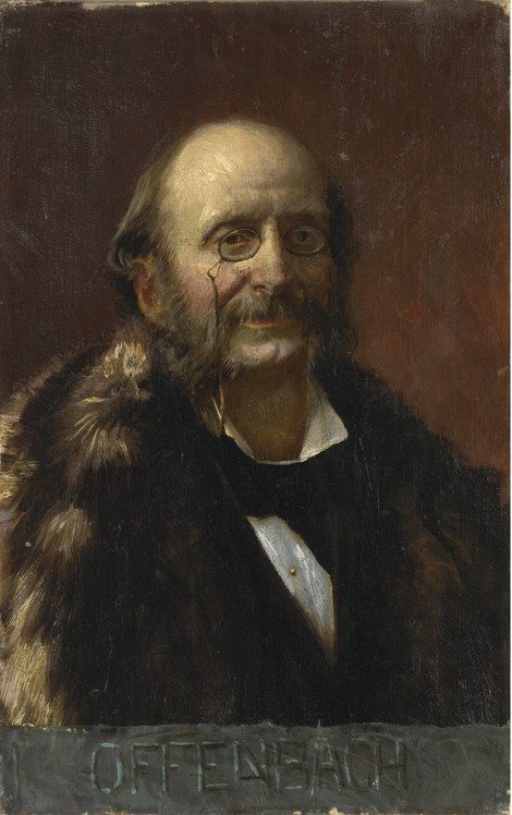 Portrait of Jacques Offenbach (1819-1880) a Unbekannter Künstler