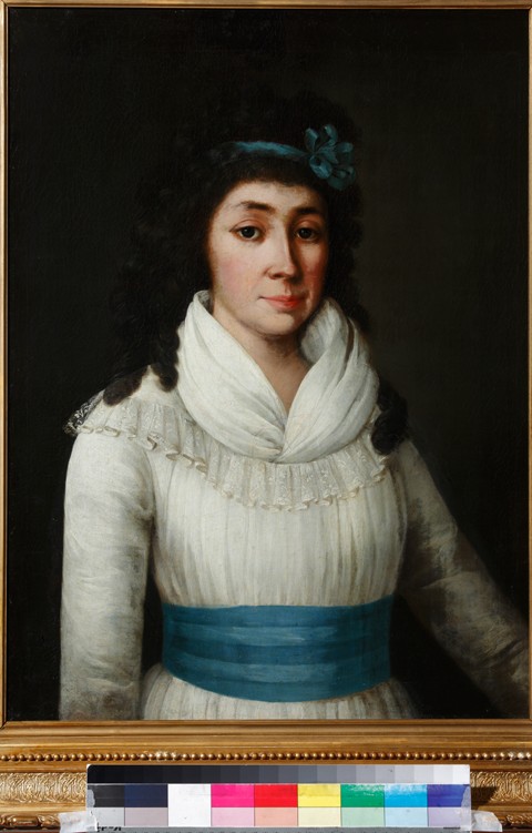 Portrait of Yelizaveta Petrovna Yankova (1768-1861), née Rimskaya-Korsakova a Unbekannter Künstler