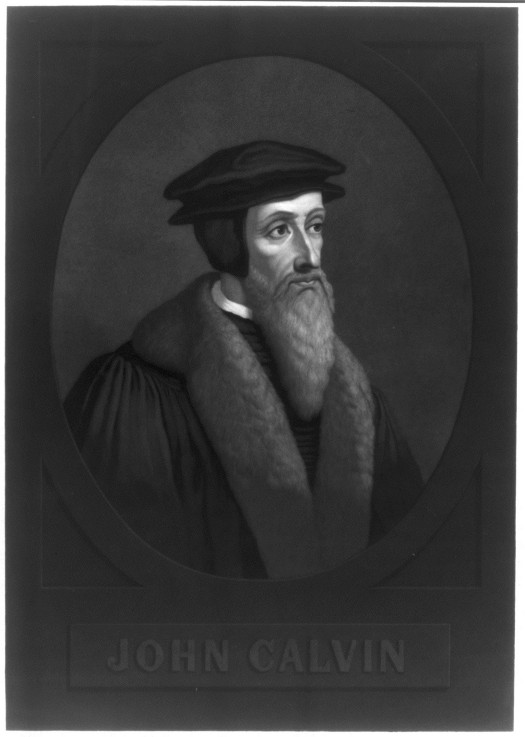 Portrait of John Calvin (1509-1564) a Unbekannter Künstler