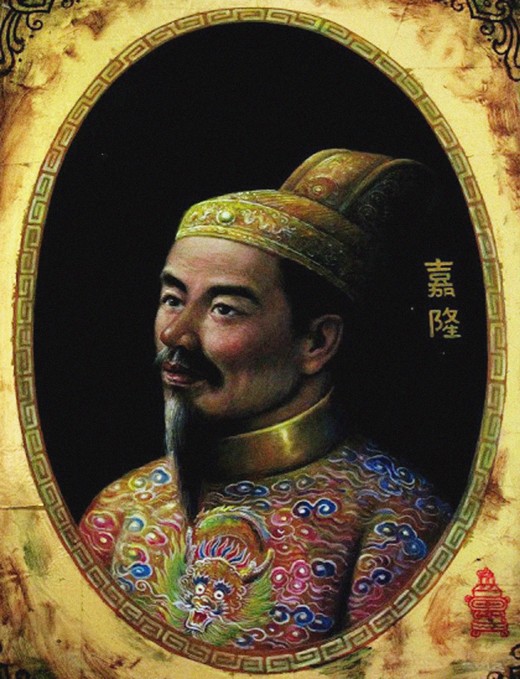 Portrait of emperor Gia Long (1762-1820) a Unbekannter Künstler