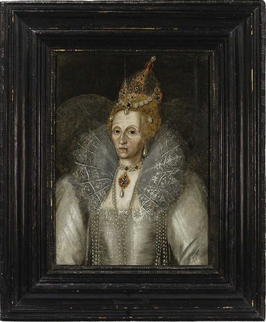 Portrait of Elizabeth I of England (1533-1603) a Unbekannter Künstler