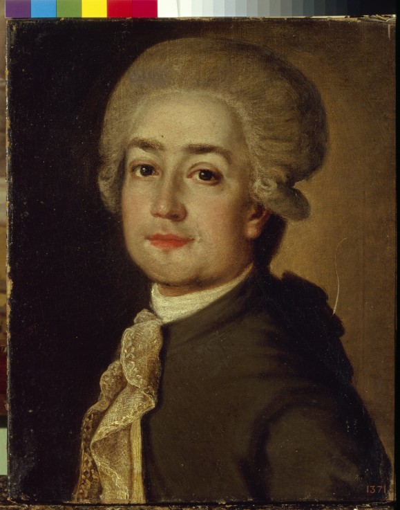 Portrait of the Composer Fyodor Fyodorovich Makarov (1756-1821) a Unbekannter Künstler