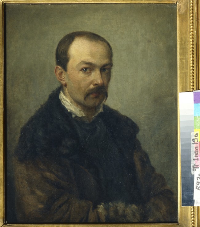 Portrait of the painter Pavel Andreyevich Fedotov (1815-1852) a Unbekannter Künstler
