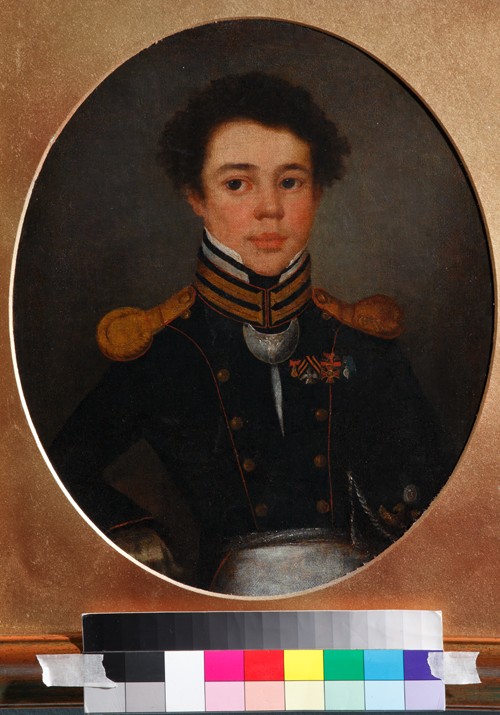 Portrait of Mikhail Ivanovich Ozerov (1792-1867) a Unbekannter Künstler