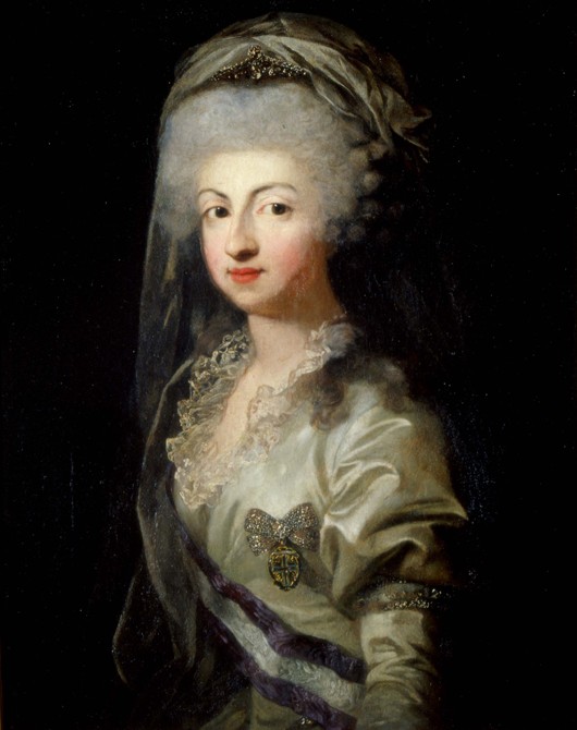Portrait of Princess Carolina Maria Teresa Giuseppa of Parma (1770-1804) a Unbekannter Künstler