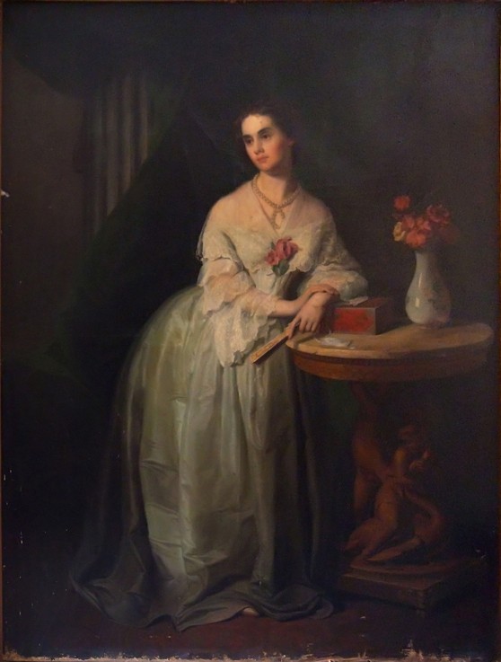 Portrait of Princess Nino Aleksandrovna Griboyedova (née Chavchavadze) a Unbekannter Künstler