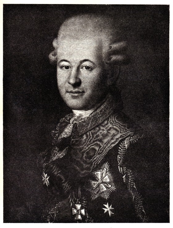 Portrait of Semyon Zorich (1745-1799), the Catherine the Great's Favourite a Unbekannter Künstler