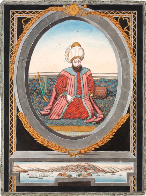 Portrait of Sultan Murad II (1404-1451) a Unbekannter Künstler