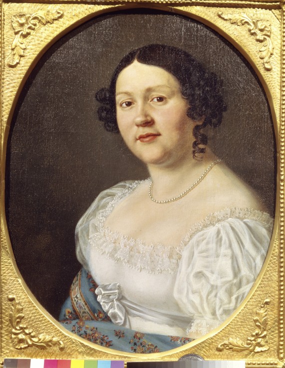 Portrait of the opera singer Sophia Vasilyevna Samoylova (1860-1936) a Unbekannter Künstler