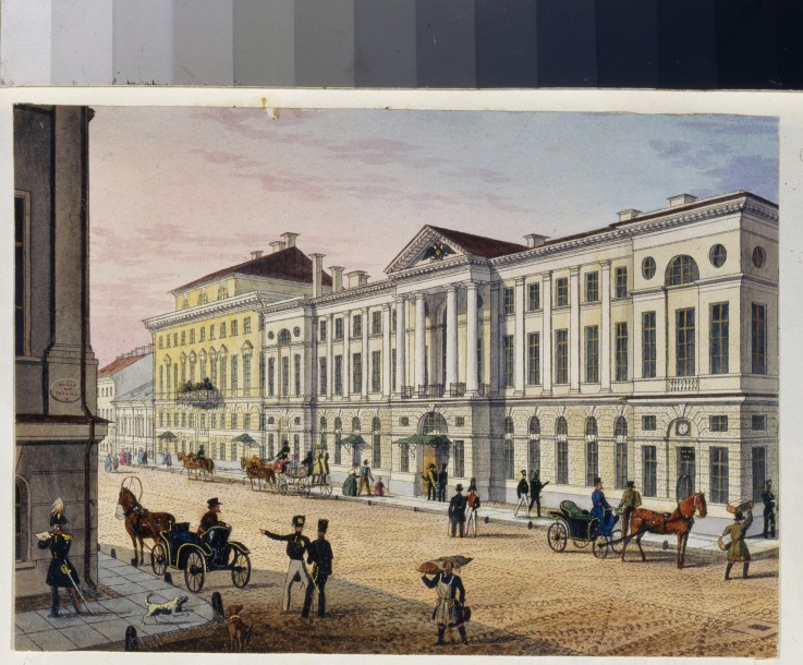 Post Hotel in Saint Petersburg (Album of Marie Taglioni) a Unbekannter Künstler
