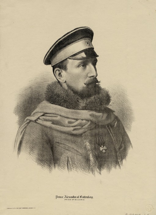 Alexander Joseph (1857-1893), Prince of Bulgaria a Unbekannter Künstler