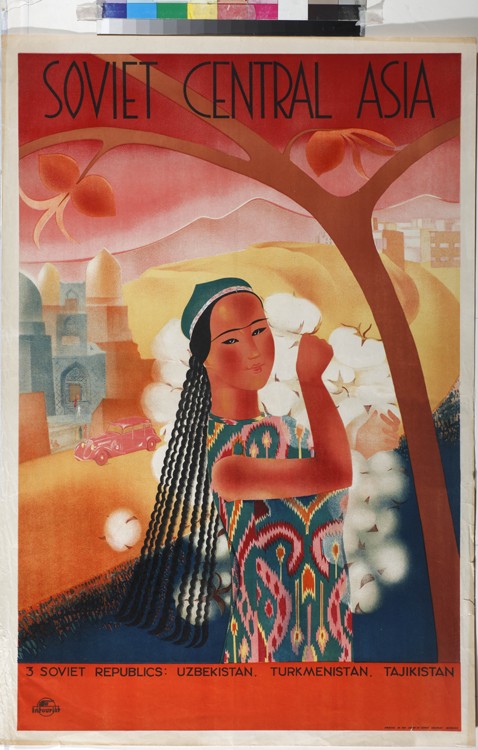 Soviet Central Asia (Poster of the Intourist company) a Unbekannter Künstler