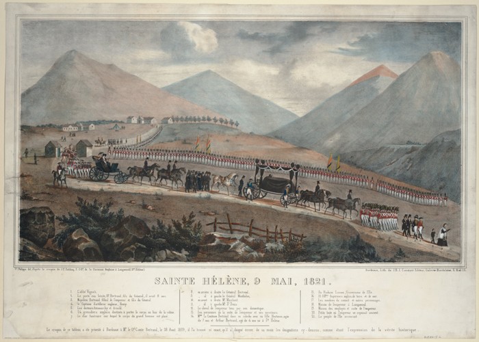 Saint Helena, 9th May 1821 a Unbekannter Künstler