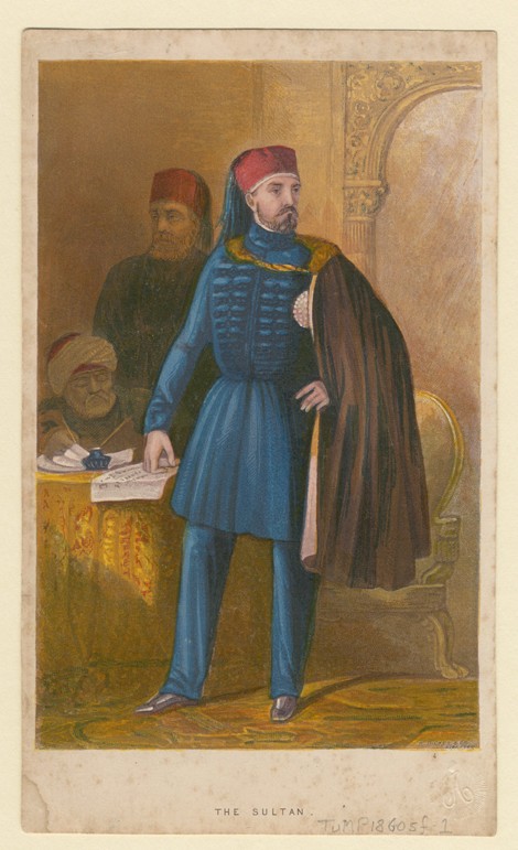 Sultan Abdülmecid I (1823-1861) a Unbekannter Künstler
