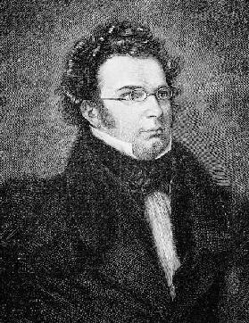 Franz Schubert (1797-1828) (After Watercolour portrait by Wilhelm August Rieder)