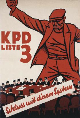End of this system. KPD election poster