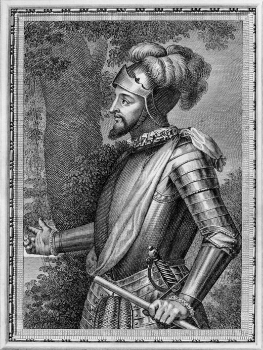 Vasco Núñez de Balboa (1475-1519) From Retratos de los Espan&#771oles ilustres a Unbekannter Künstler