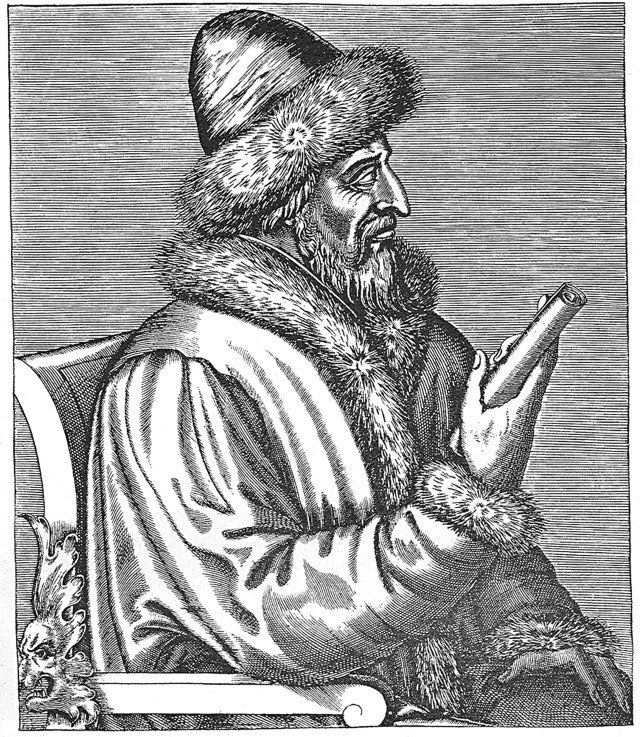 Vasili III Ivanovich, Grand Prince of Moscow (Illustration from the Book by André Thevet) a Unbekannter Künstler