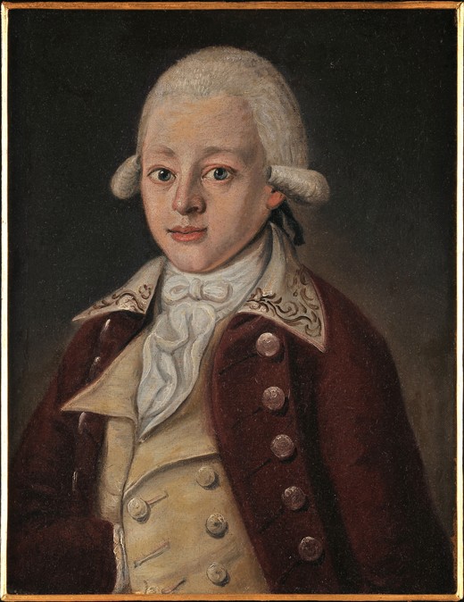 Wolfgang Amadeus Mozart (1756-1791) a Unbekannter Künstler
