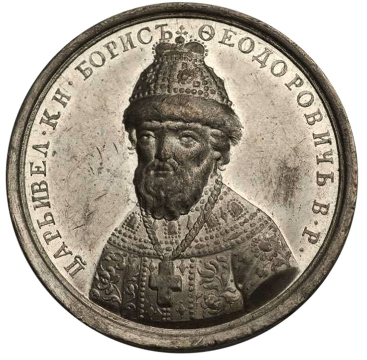 Tsar Boris Fyodorovich Godunov (from the Historical Medal Series) a Unbekannter Künstler