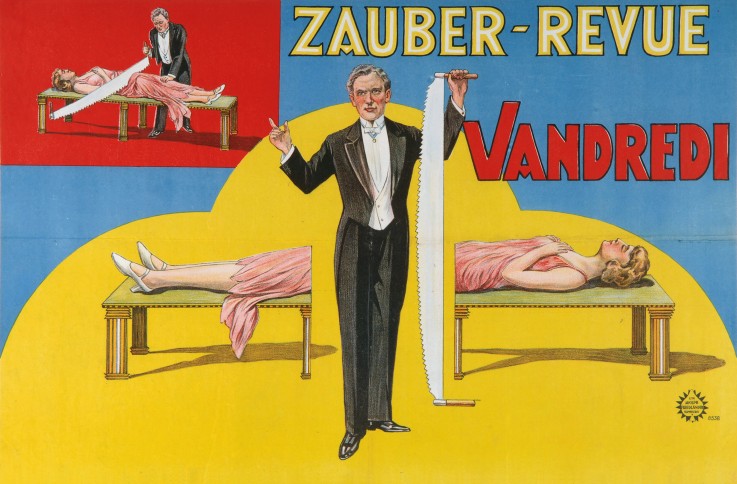 Vandredi Magic Revue (Poster) a Unbekannter Künstler