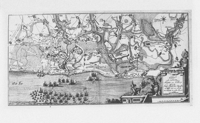 The capture of the Prussian fortress of Kolberg on 16 December 1761 a Unbekannter Meister