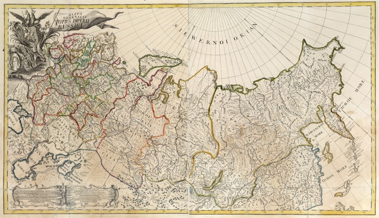 First General Map of the Russian Empire a Unbekannter Meister