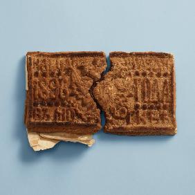 Gingerbread with the Imperial Coat of Arms. Present on the occasion of the Coronation of Nicholas II