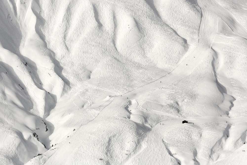 ski tracks a Uschi Hermann