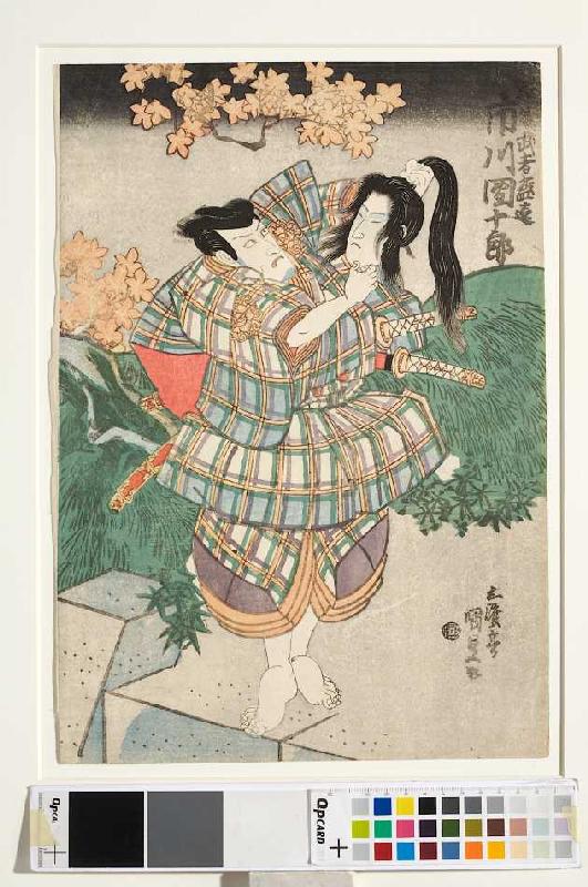 Ichikawa Ebizo V a Utagawa Kunisada