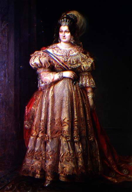 Maria Christina de Bourbon (1806-1878) a Valentin Carderera y Solano