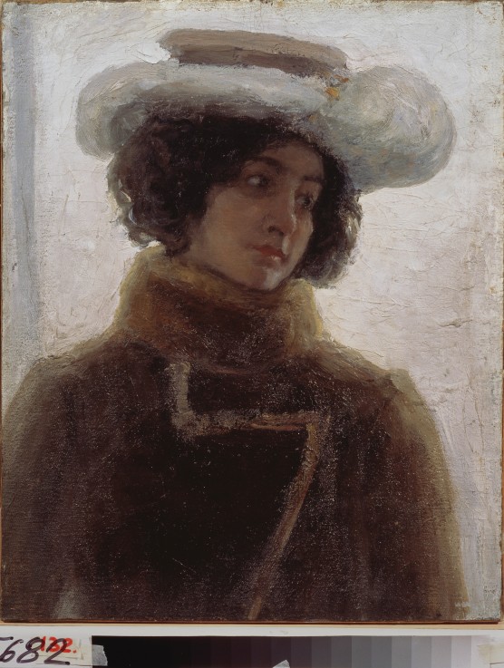 Portrait of Countess Volkonskaya a Valentin Alexandrowitsch Serow