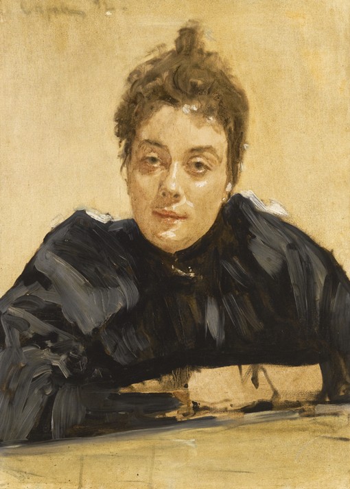 Portrait of the artist Maria Yakunchikova-Weber (1870-1902) a Valentin Alexandrowitsch Serow