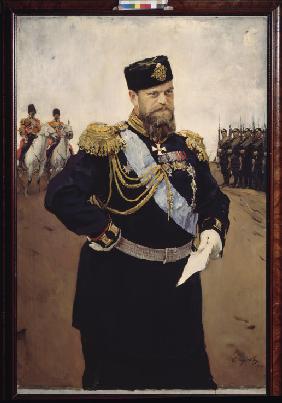 Portrait of the Emperor Alexander III (1845-1894)