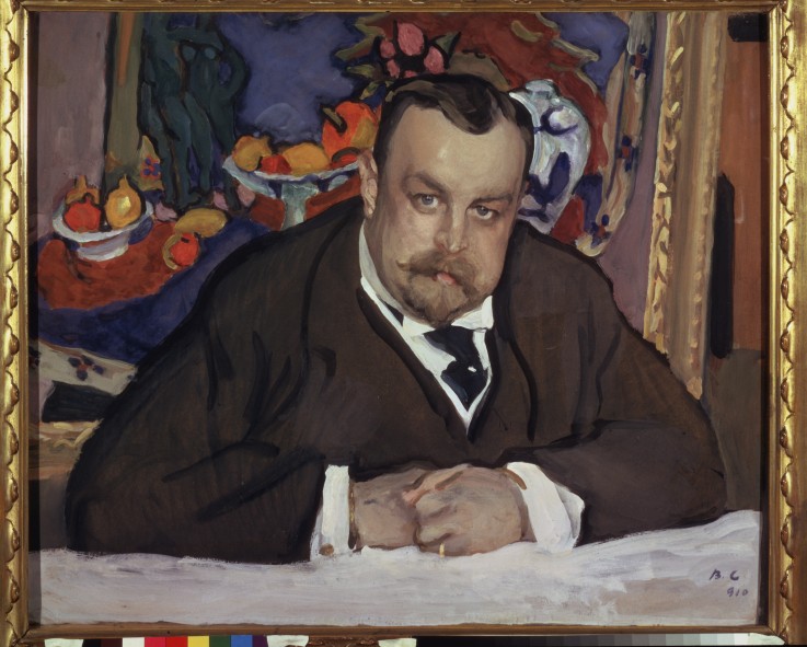Portrait of the collector Ivan Morosov (1871-1921) a Valentin Alexandrowitsch Serow