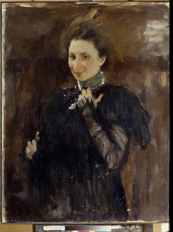 Portrait of Mara Oliv (1870-1963) a Valentin Alexandrowitsch Serow