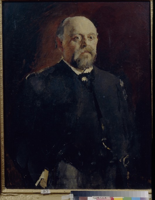 Portrait of Savva Mamontov (1841-1918) a Valentin Alexandrowitsch Serow