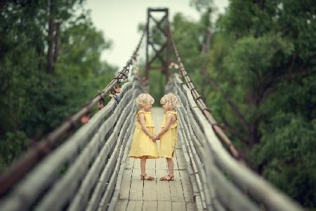 Love is the bridge between two hearts