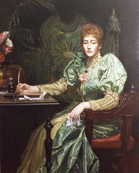 Portrait of Frances, Lady Layland-Barratt a Valentine Cameron Prinsep
