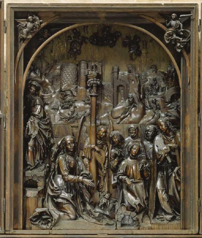 Der Bamberger Altar (Mitteltafel): Geburt Christi a Veit Stoß