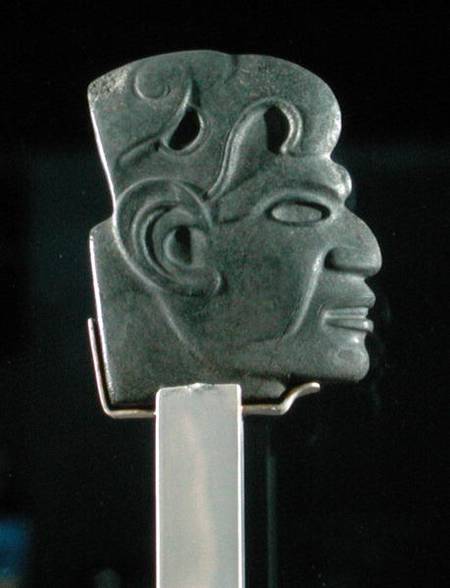 Votive Axe Head, late classic period a Veracruz