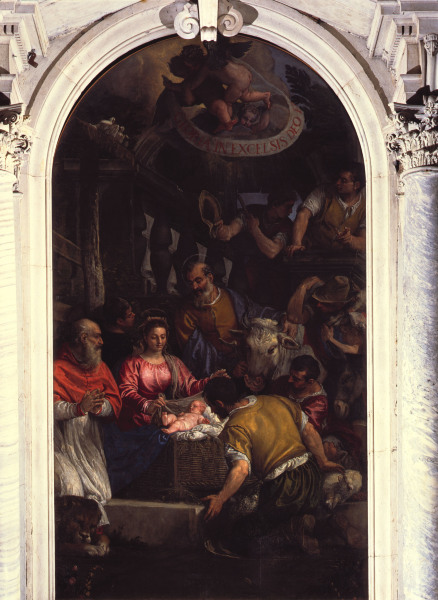 Adoration of the Shepherds / Veronese a Veronese, Paolo (Paolo Caliari)